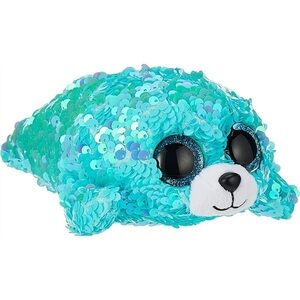 Bernie Baby Flippables Sequin Seal Plush
